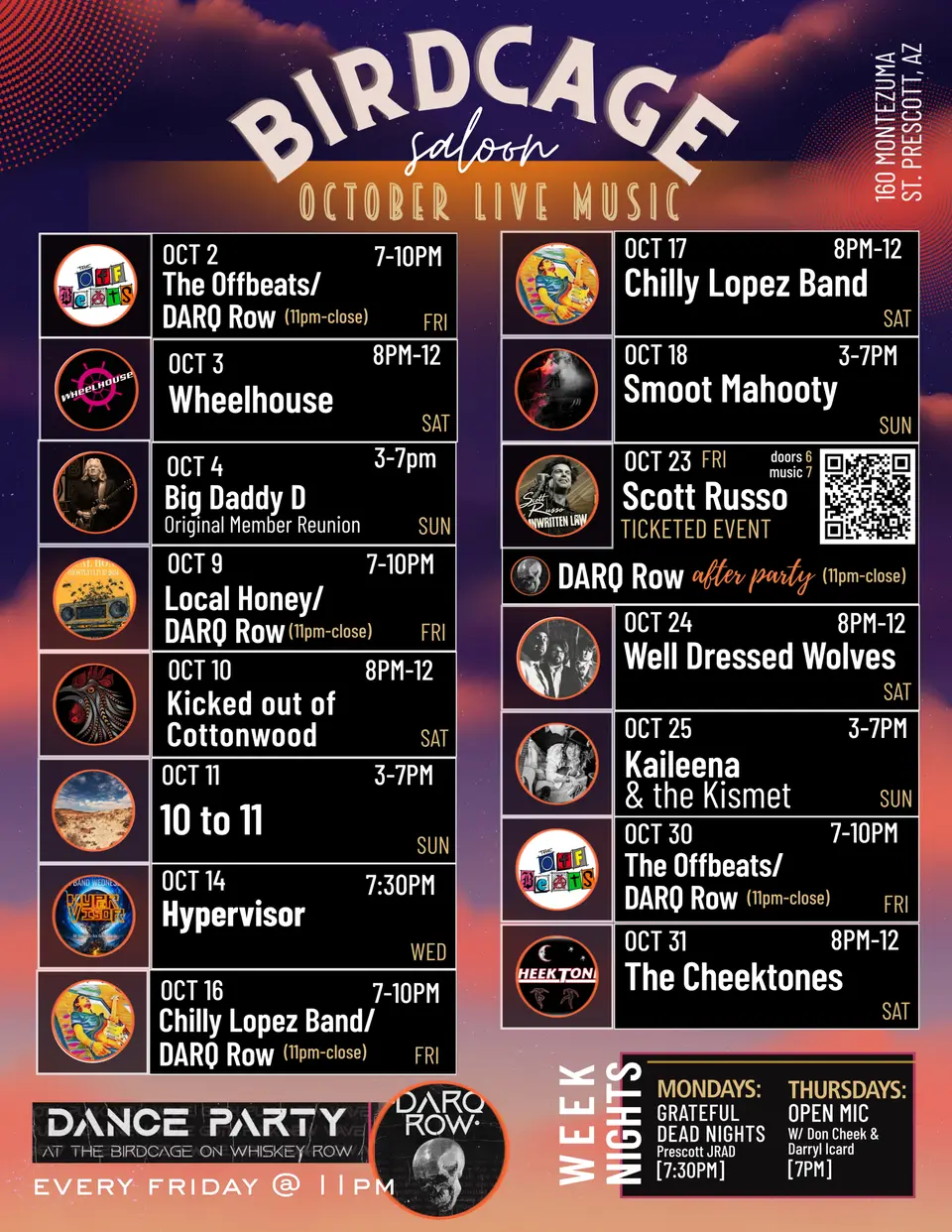 The Offbeats at the Birdcage Saloon