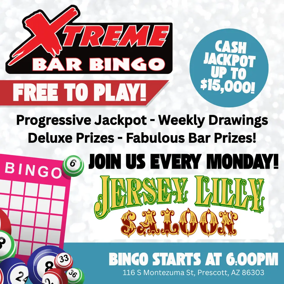 Xtreme Bar Bingo at Jersey Lilly Saloon