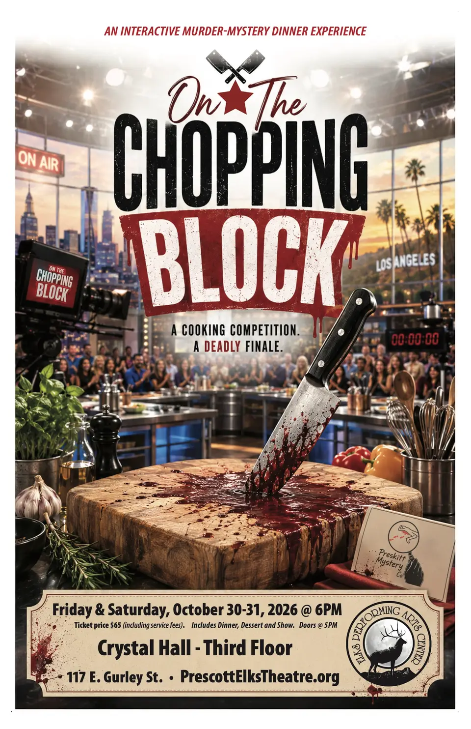 On The Chopping Block: A Murder Mystery Dinner